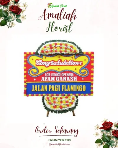 Bunga Papan Congratulation di Kedokangabus